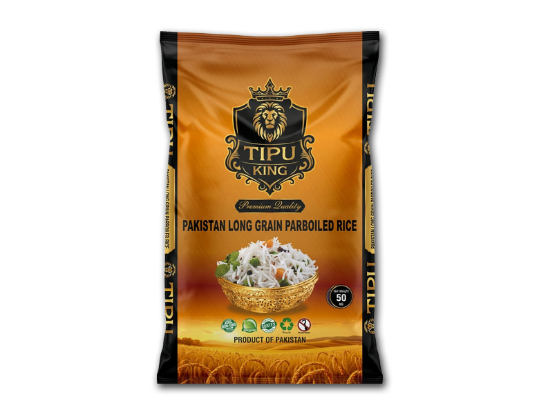 Tipu King Pakistan Long Grain Parboiled Rice